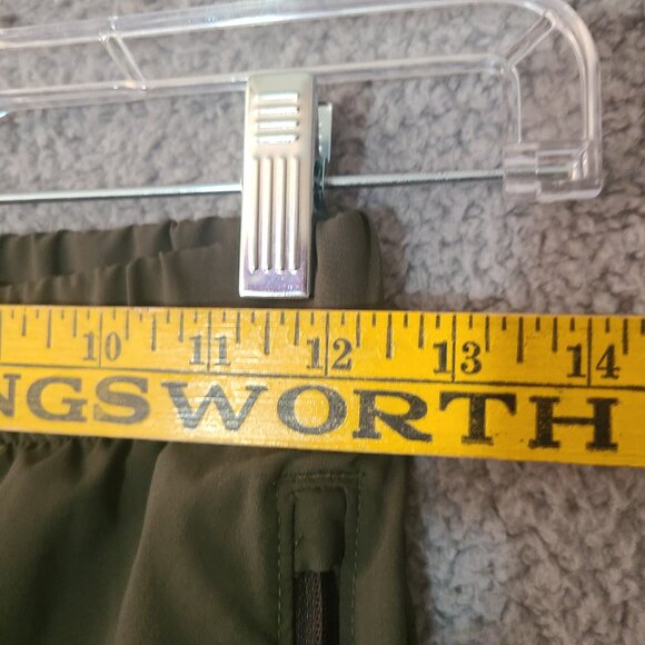 The North Face Green camp fleece jogger sweatpants  with pockets Size 10-12 - Picture 7 of 8